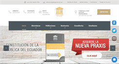 Desktop Screenshot of edicioneslegales.com.ec